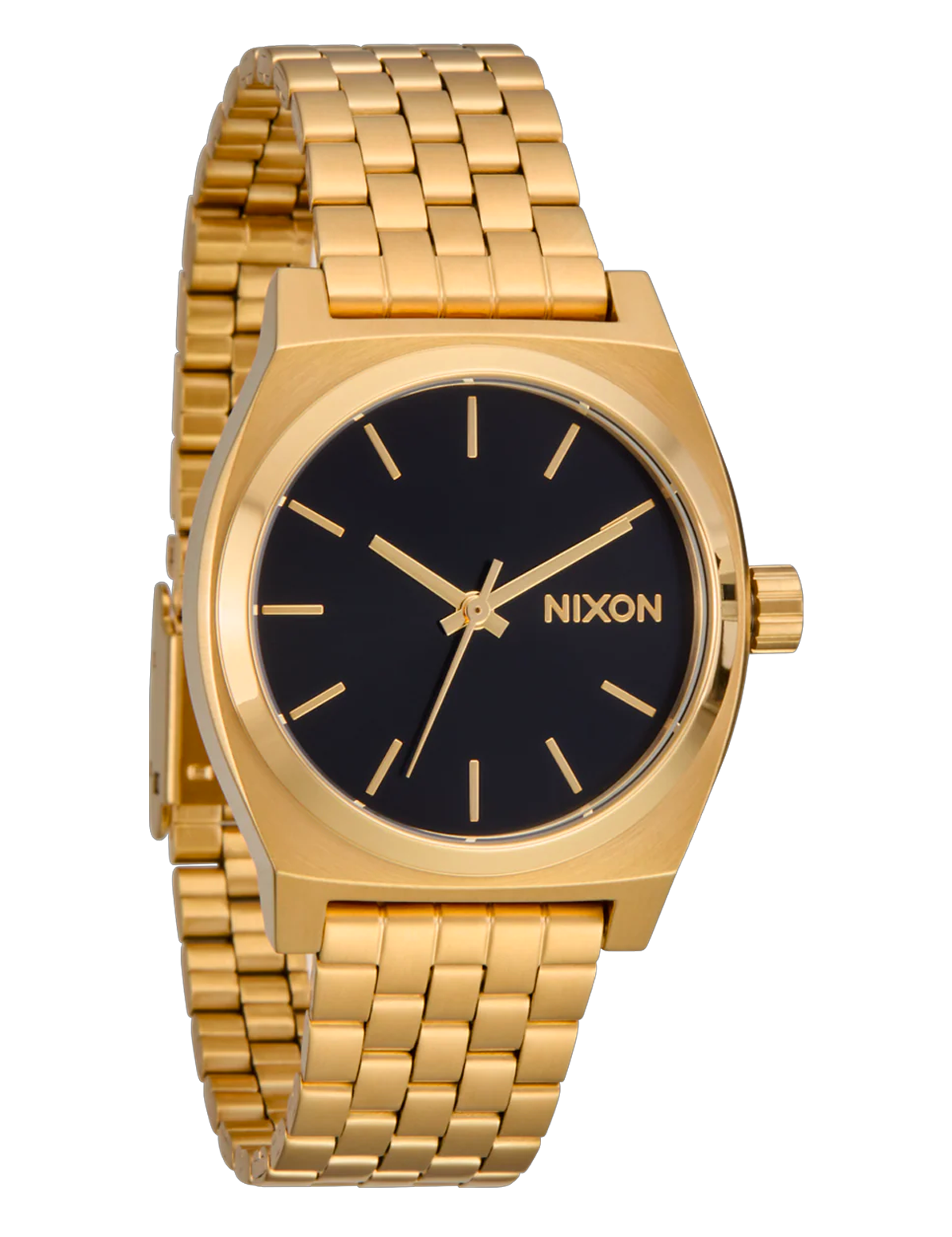 NIXON MEDIUM TIME TELLER GOLD BLACK GOLD