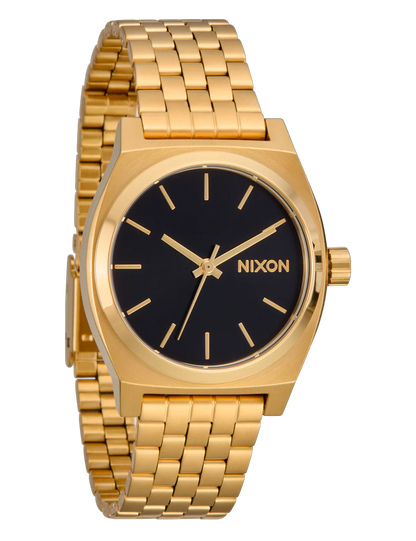 NIXON MEDIUM TIME TELLER GOLD BLACK GOLD