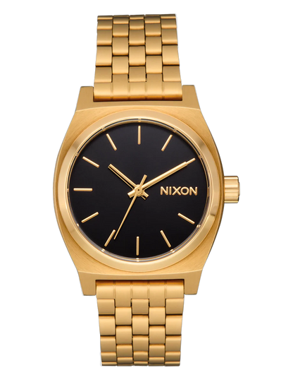 NIXON MEDIUM TIME TELLER GOLD BLACK GOLD