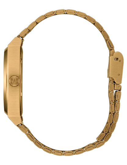NIXON MEDIUM TIME TELLER GOLD GREEN
