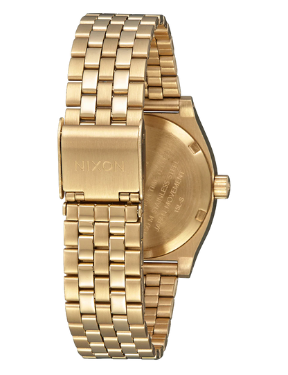 NIXON MEDIUM TIME TELLER LIGHT GOLD TURQUOISE
