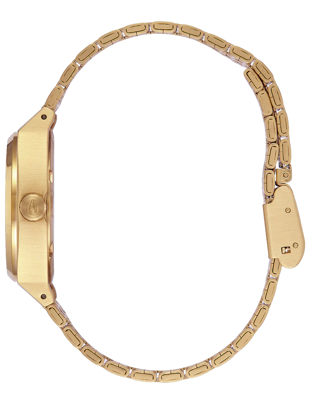 NIXON MEDIUM TIME TELLER LIGHT GOLD VINTAGE WHITE