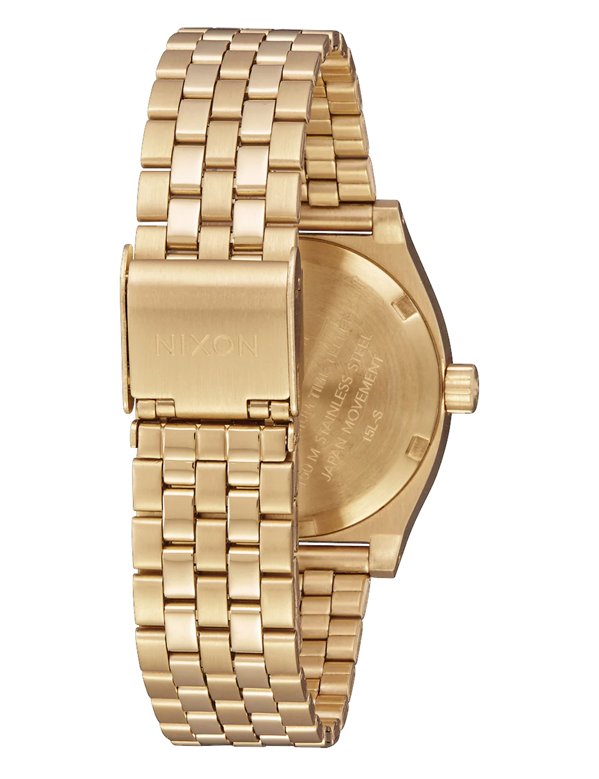 NIXON MEDIUM TIME TELLER LIGHT GOLD VINTAGE WHITE