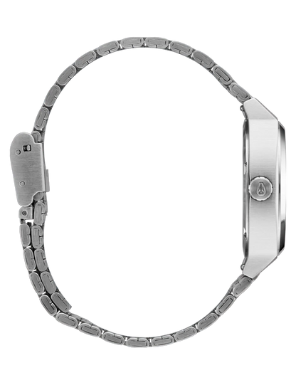 NIXON MEDIUM TIME TELLER SILVER PINK