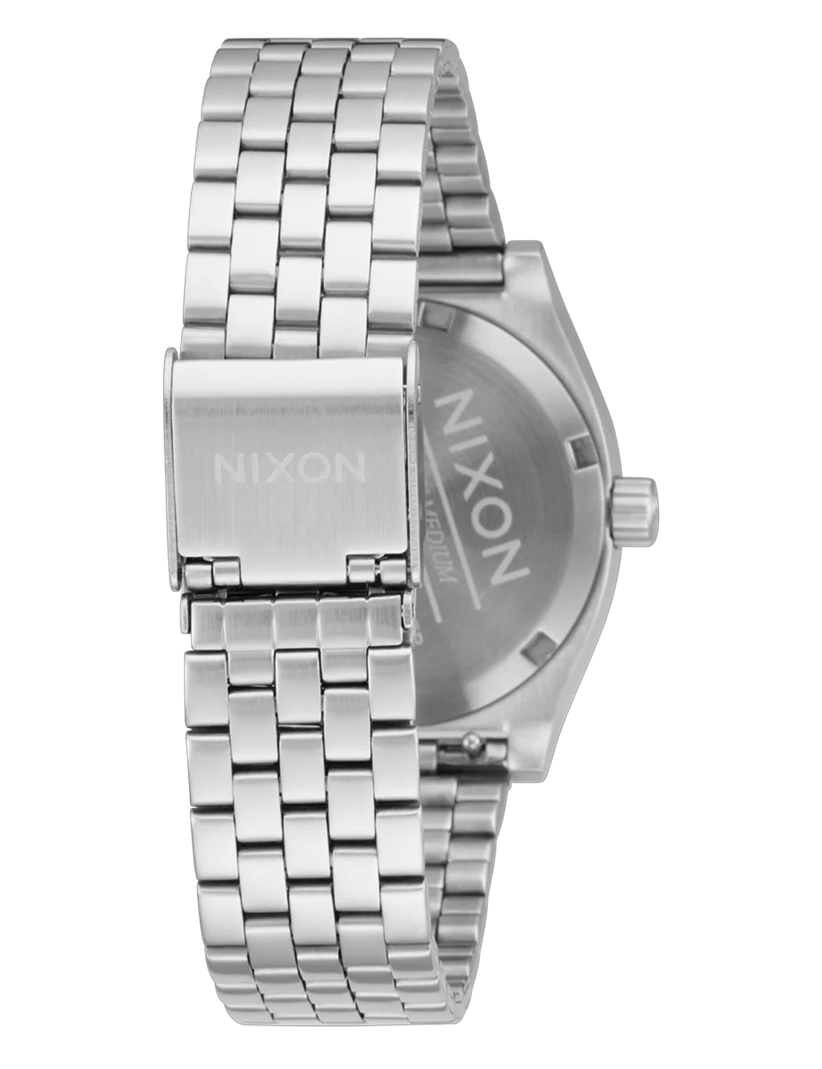 NIXON MEDIUM TIME TELLER SILVER TURQUOISE