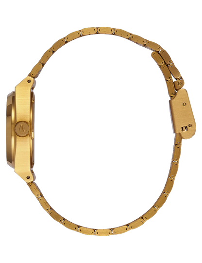 NIXON SMALL TIME TELLER ALL GOLD
