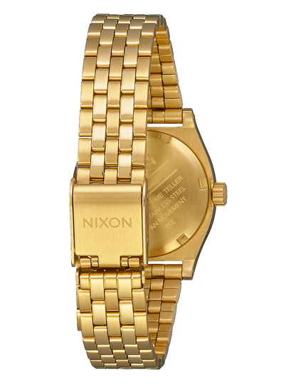 NIXON SMALL TIME TELLER ALL GOLD