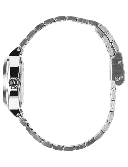 NIXON SMALL TIME TELLER ALL SILVER