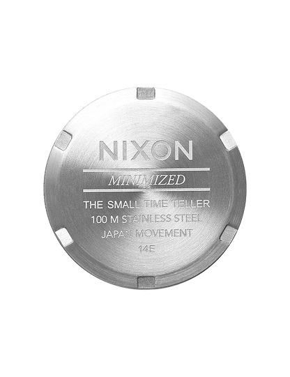 NIXON SMALL TIME TELLER ALL SILVER