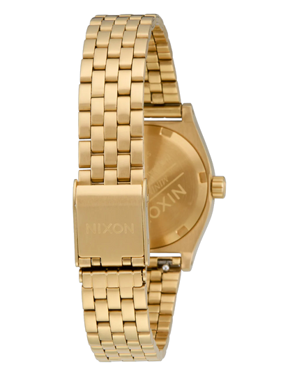 NIXON SMALL TIME TELLER GOLD BLACK GOLD