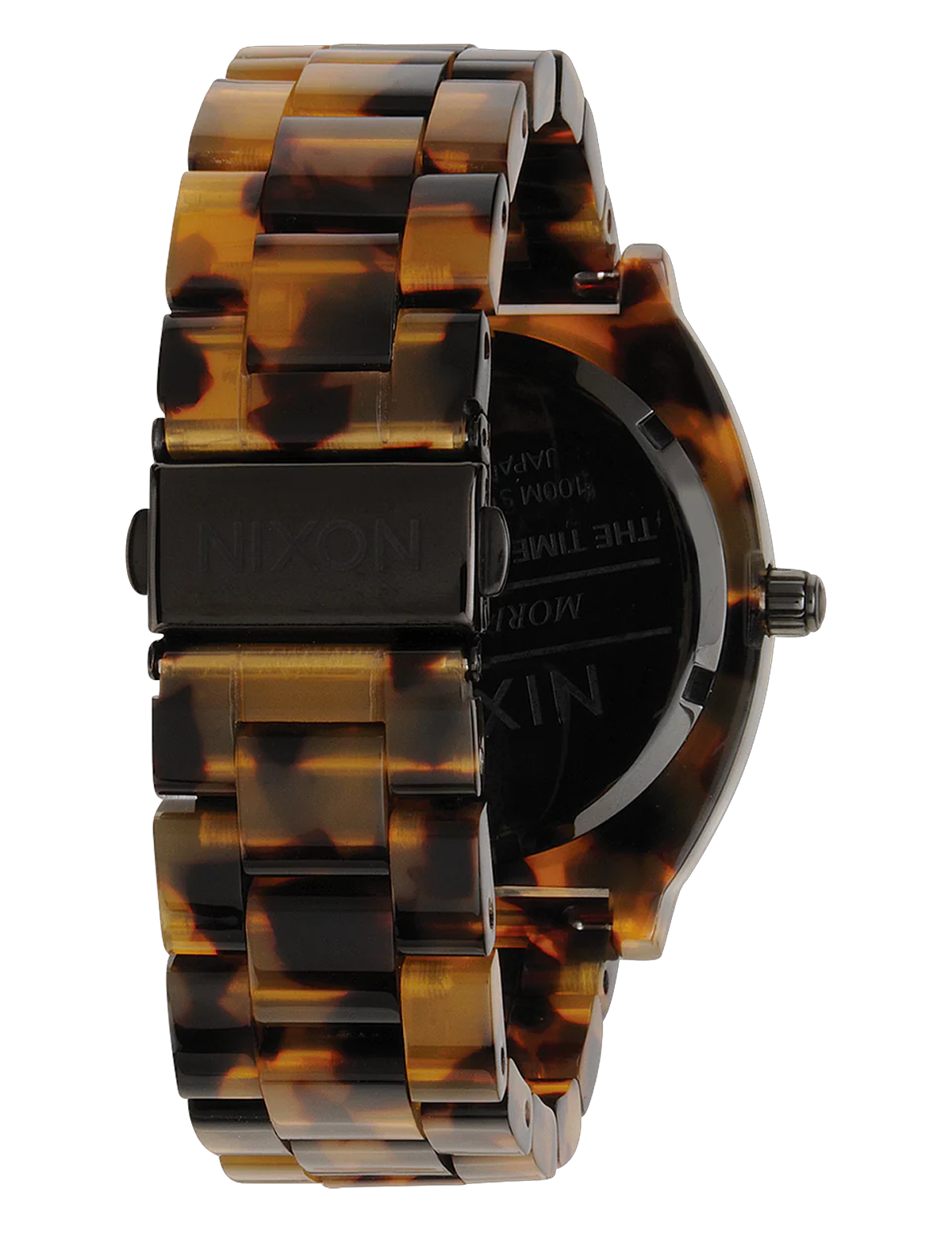 NIXON THE TIME TELLER ACETATE TORTOISE
