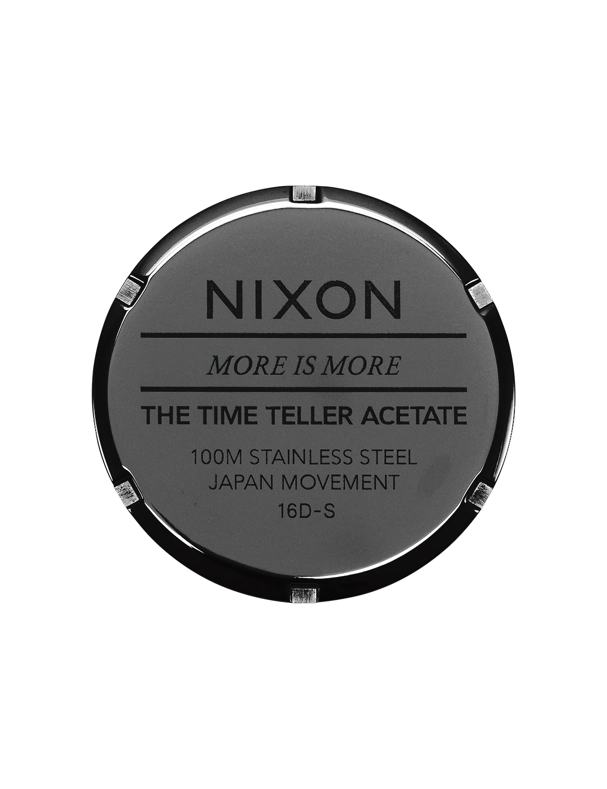NIXON THE TIME TELLER ACETATE TORTOISE