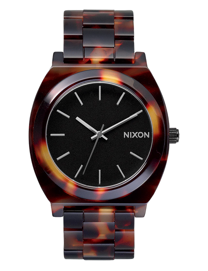 NIXON THE TIME TELLER ACETATE TORTOISE