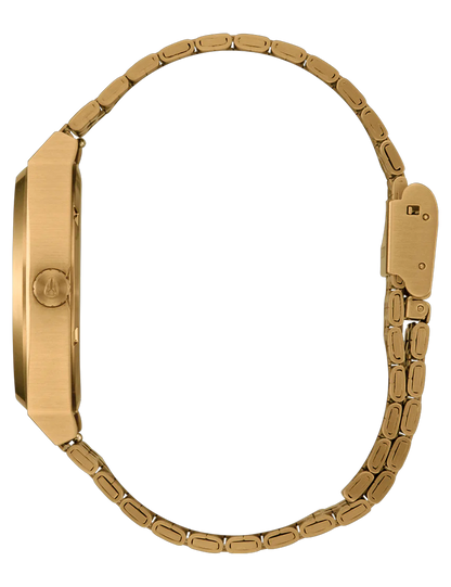 NIXON THE TIME TELLER GOLD  GREEN SUNRAY