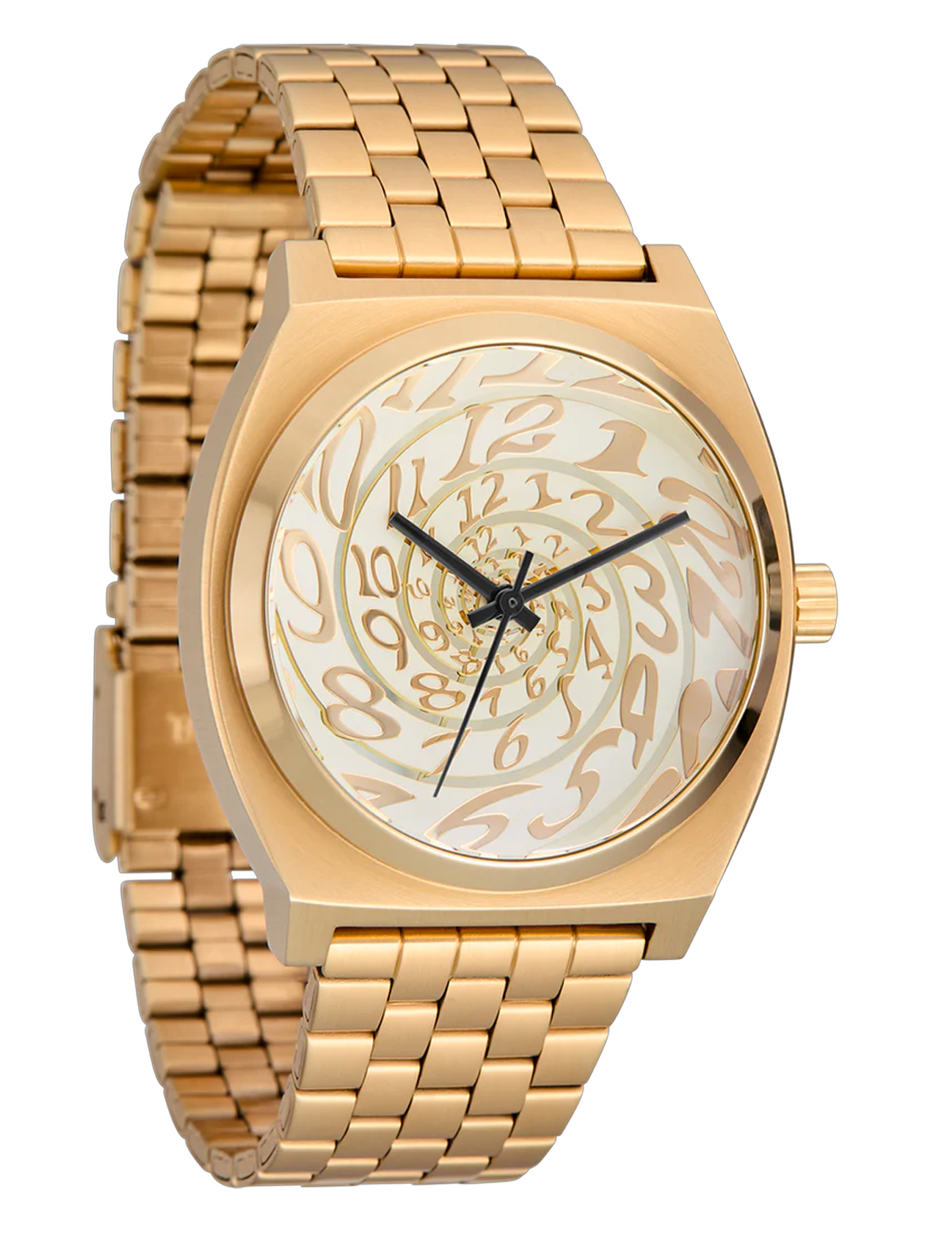 NIXON TIME TELLER 4TH DIM GOLD VINTAGE WHITE