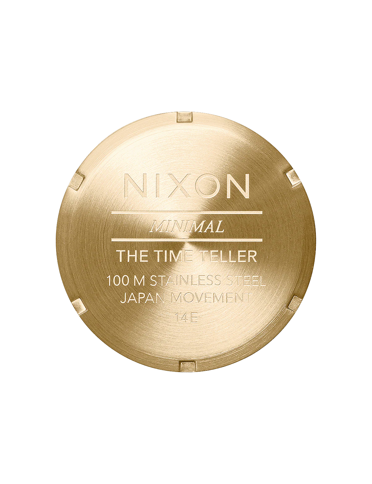 NIXON TIME TELLER ALL GOLD OXBLOOD SUNRAY
