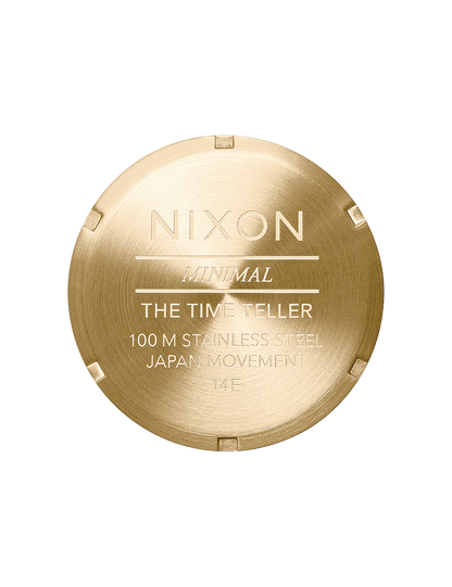 NIXON TIME TELLER ALL GOLD OXBLOOD SUNRAY