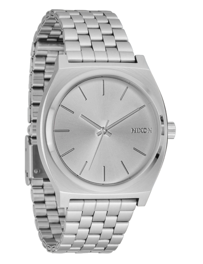 NIXON TIME TELLER ALL SILVER