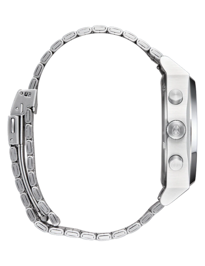 NIXON TIME TELLER CHRONO CHROME BLACK CHROME SUNRAY