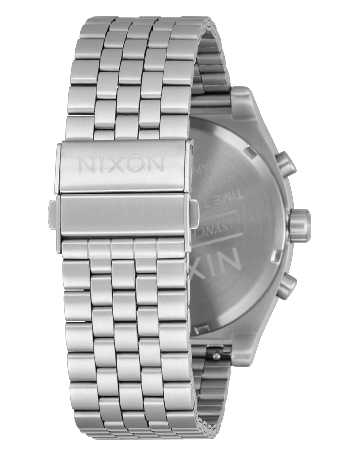 NIXON TIME TELLER CHRONO CHROME BLACK CHROME SUNRAY