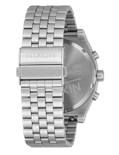 NIXON TIME TELLER CHRONO CHROME BLACK CHROME SUNRAY
