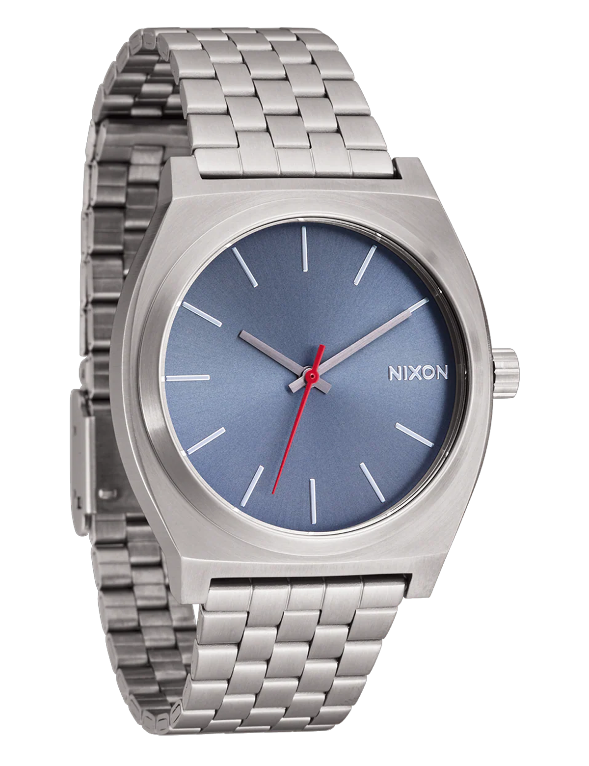NIXON TIME TELLER LIGHT GUNMETAL DUSTY BLUE