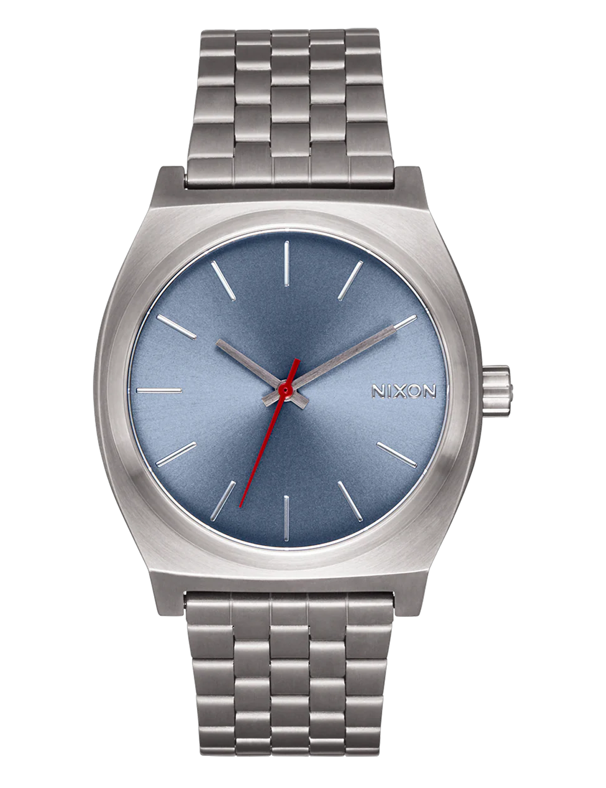 NIXON TIME TELLER LIGHT GUNMETAL DUSTY BLUE