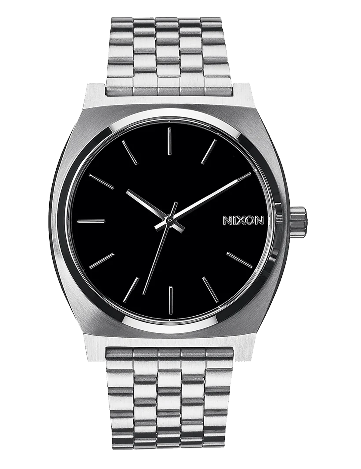 NIXON TIME TELLER SILVER BLACK