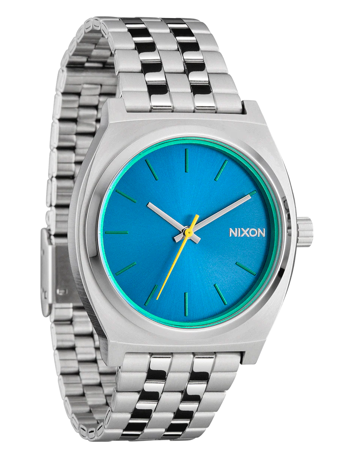NIXON TIME TELLER SILVER BYRON BLUE