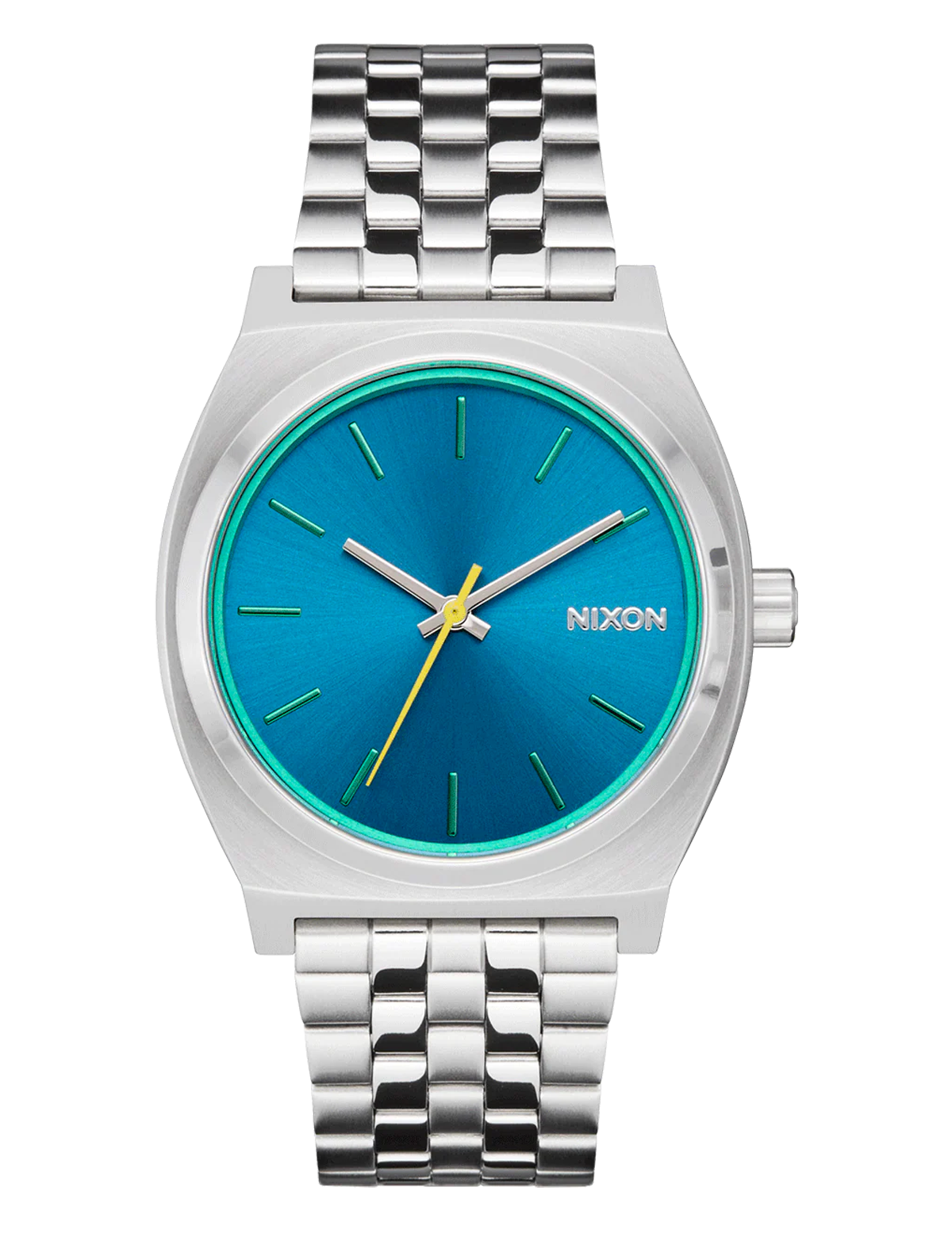 NIXON TIME TELLER SILVER BYRON BLUE