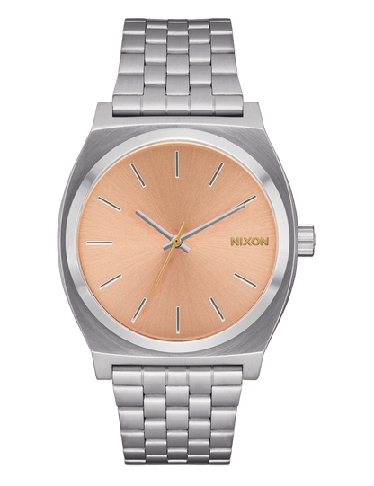 NIXON TIME TELLER SILVER CORAL