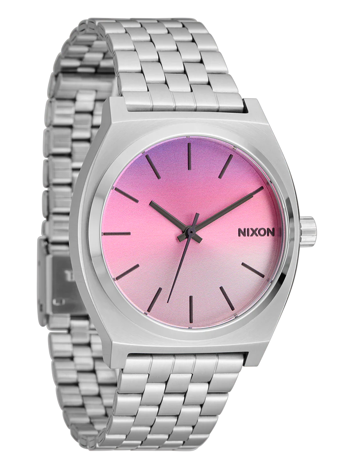 NIXON TIME TELLER SILVER DAWN