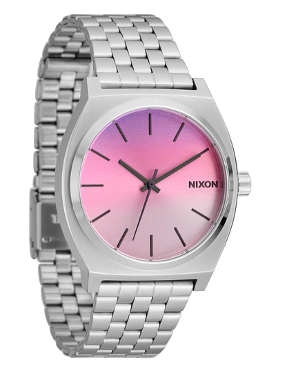 NIXON TIME TELLER SILVER DAWN