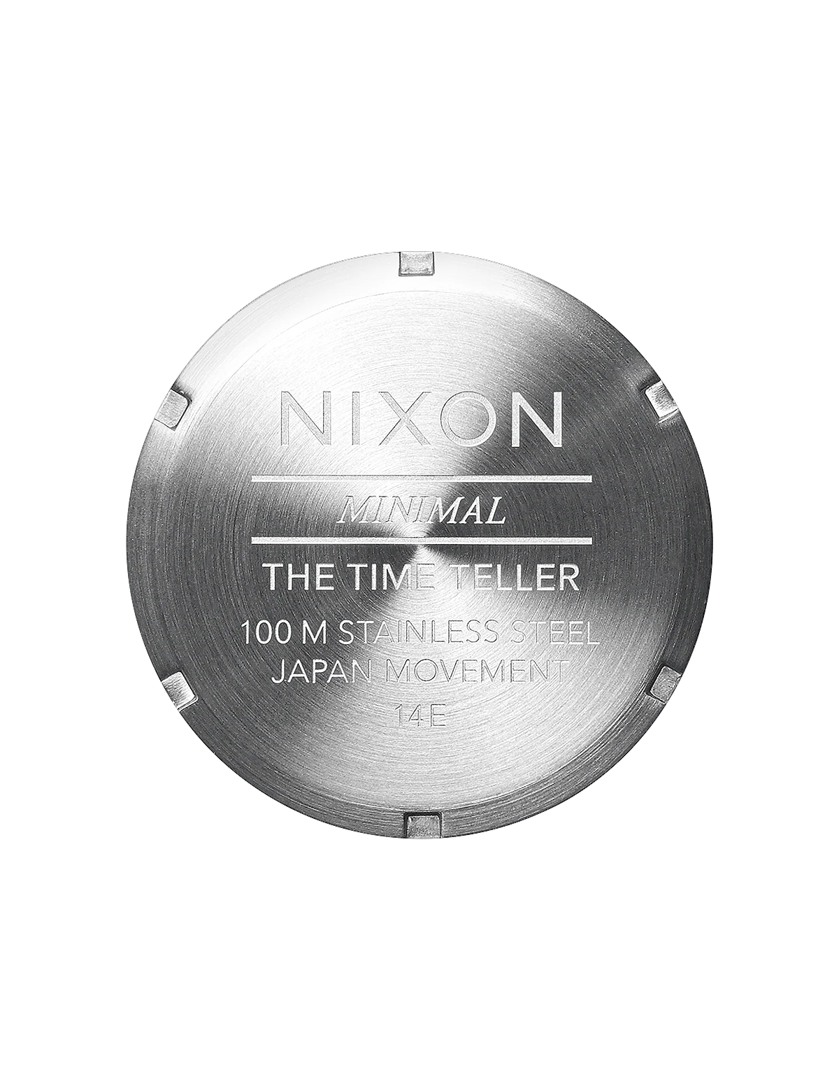 NIXON TIME TELLER ALL SILVER