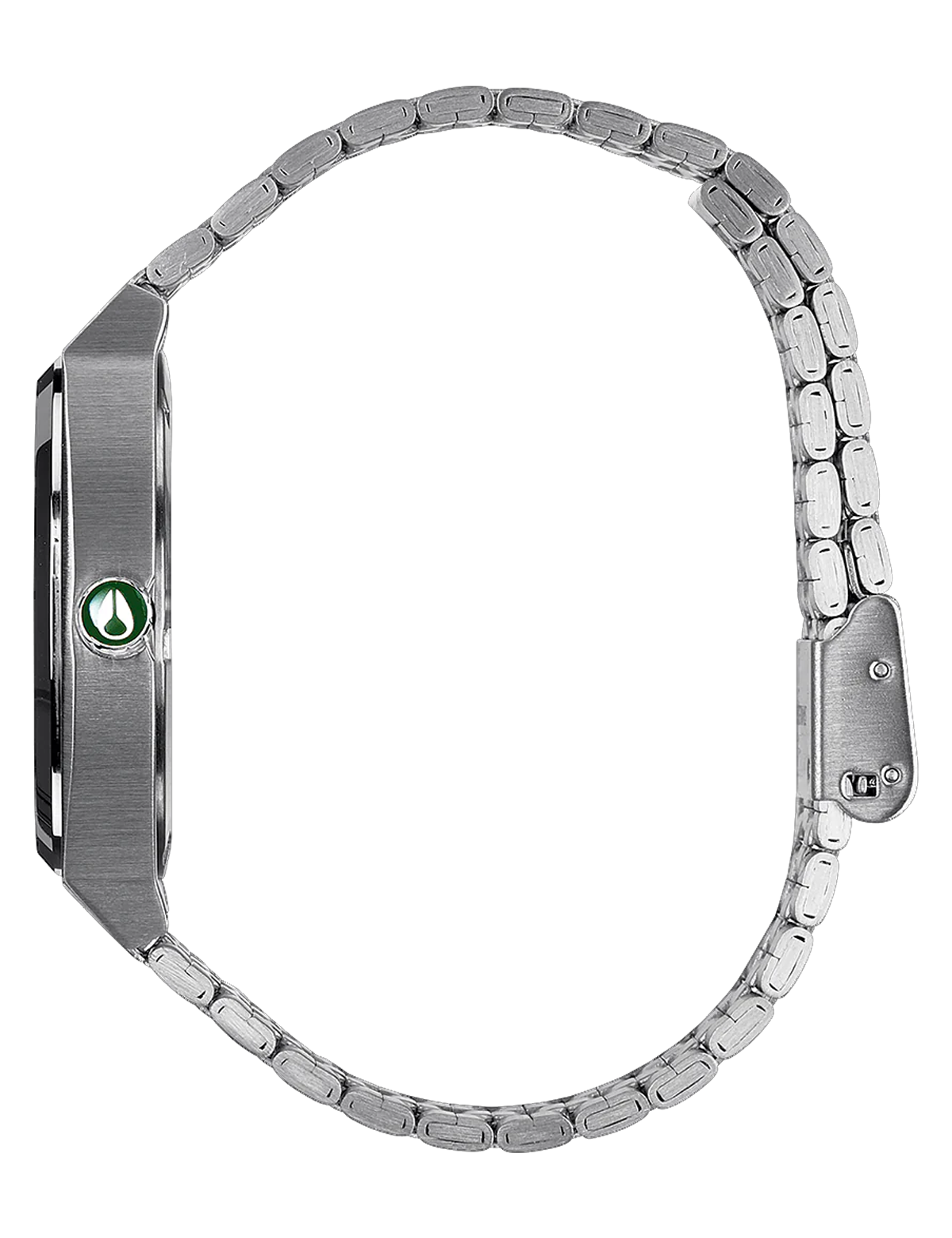 NIXON TIME TELLER SILVER GREEN SUNRAY