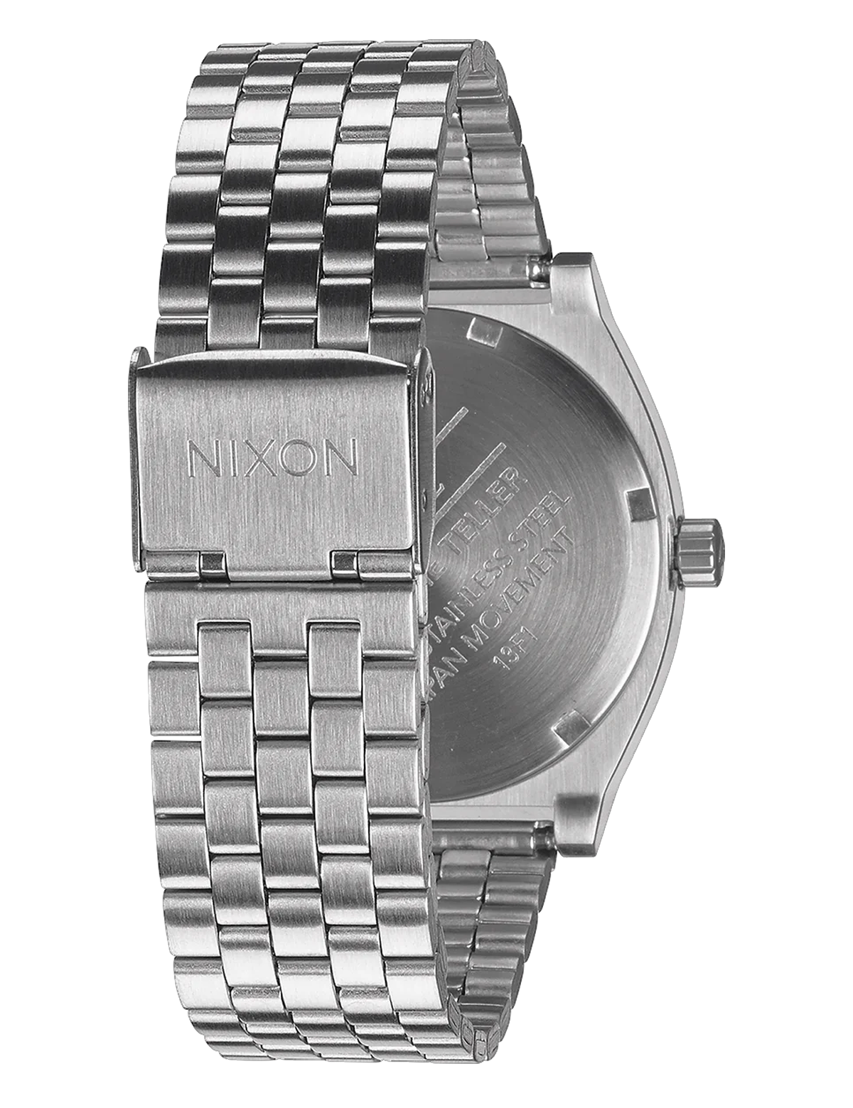 NIXON TIME TELLER SILVER GREEN SUNRAY
