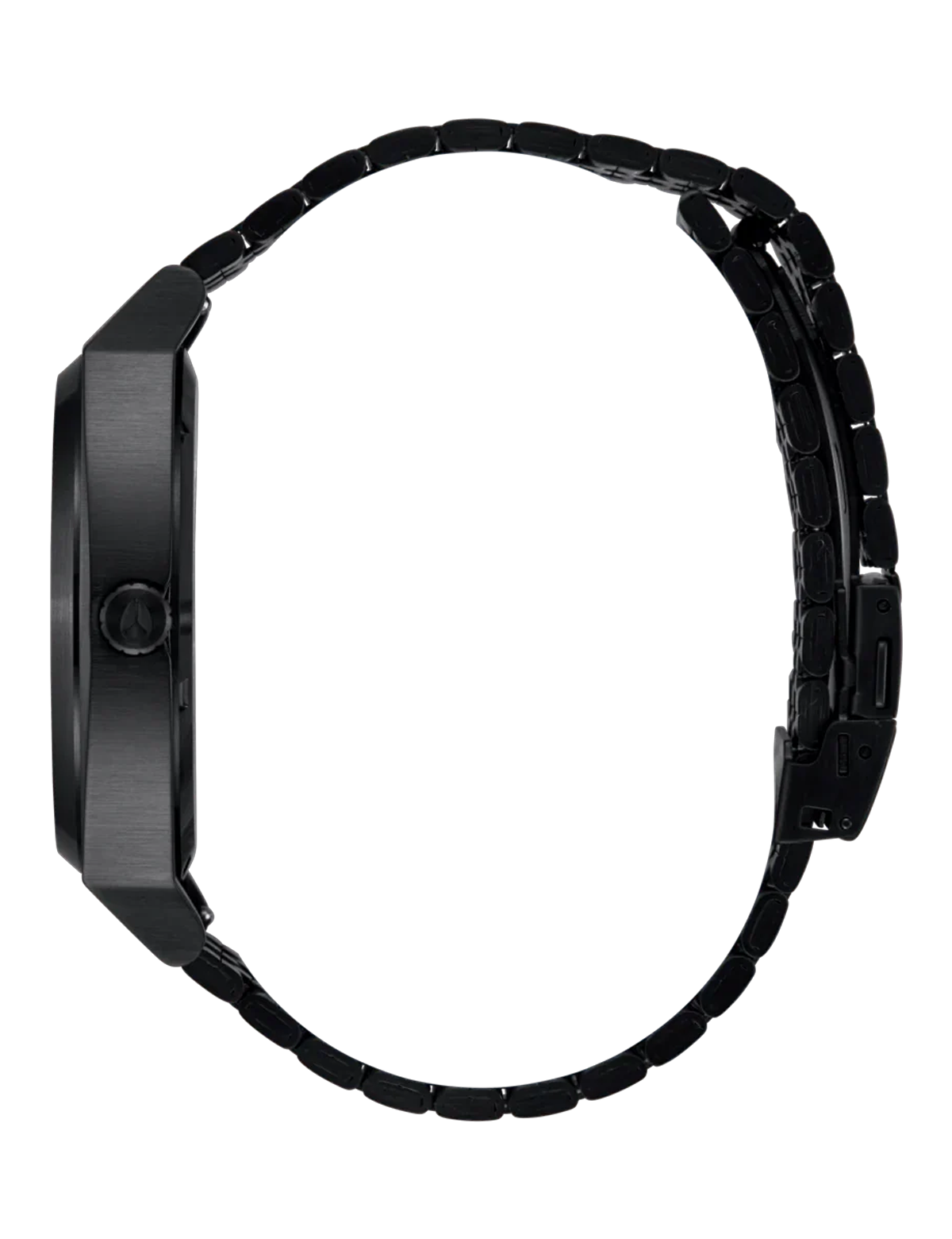 NIXON TIME TELLER SOLAR ALL BLACK  WHITE