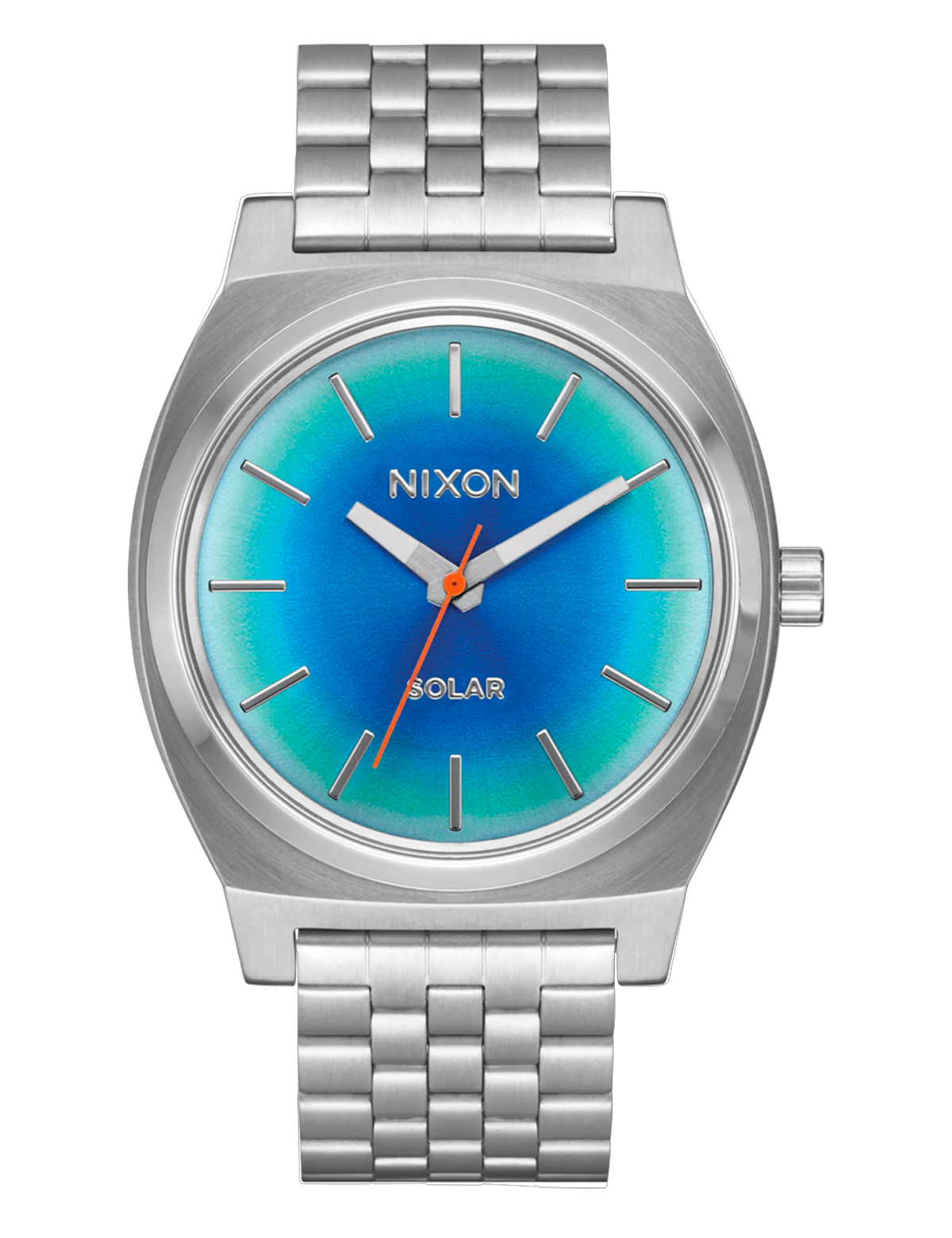 NIXON TIME TELLER SOLAR SILVER RAINBOW