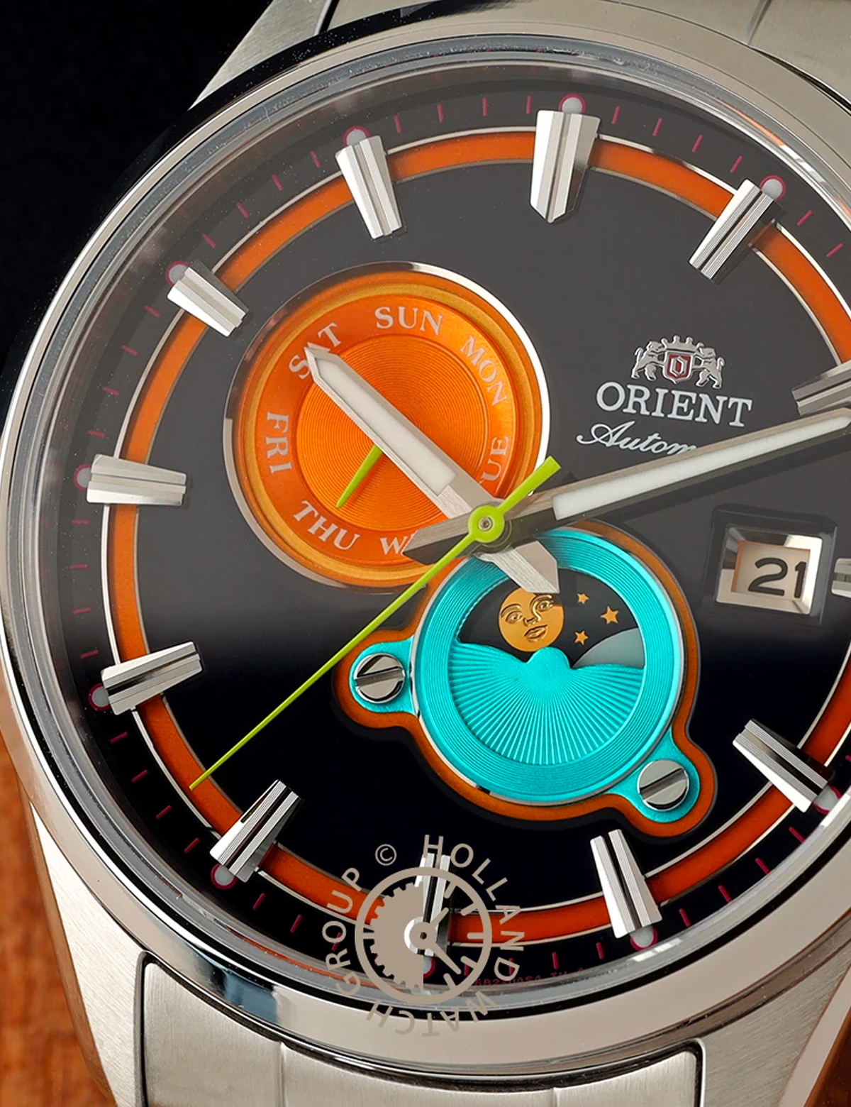ORIENT STRETTO SUN & MOON 41.5MM RA-AK0316L30B