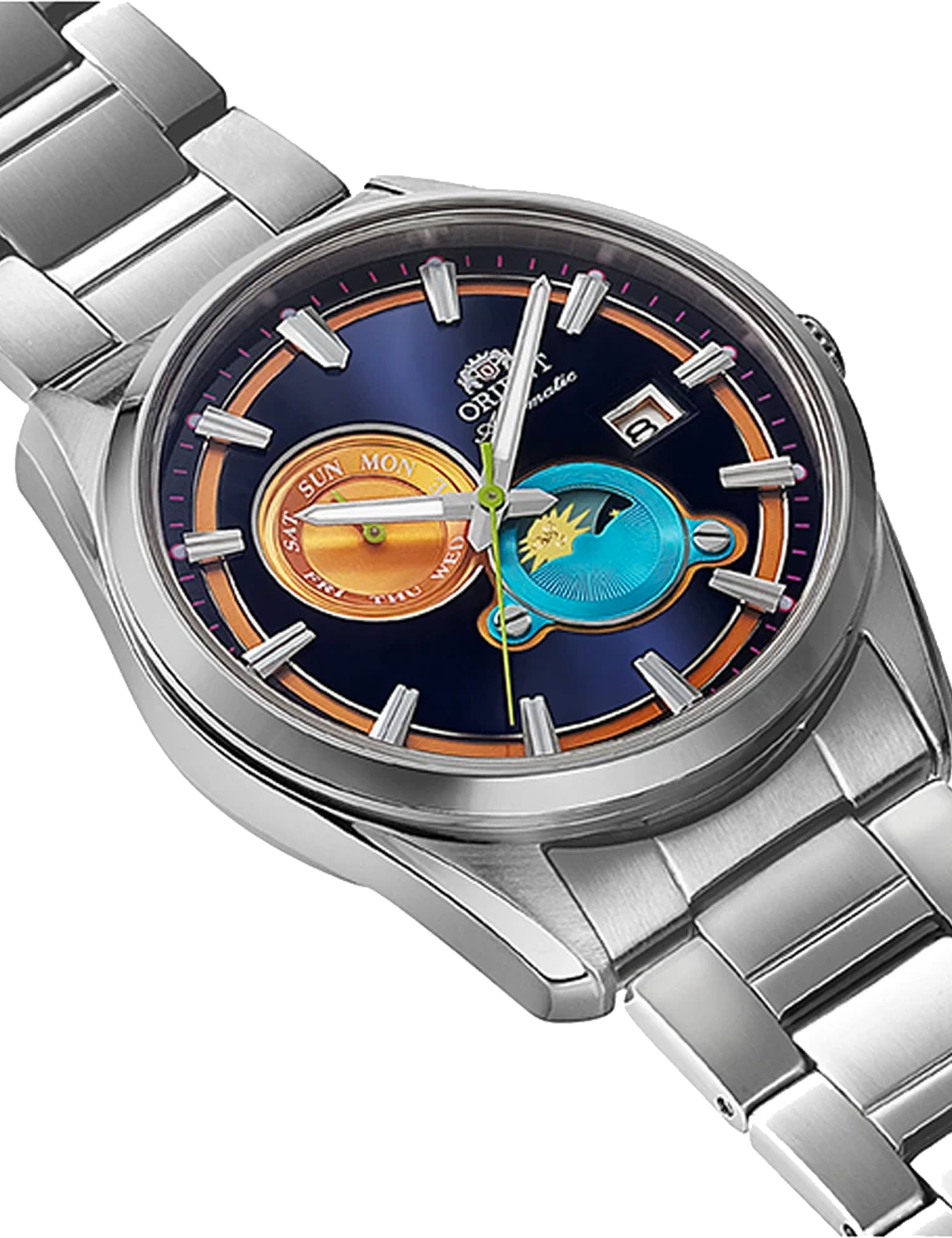 ORIENT STRETTO SUN & MOON 41.5MM RA-AK0316L30B