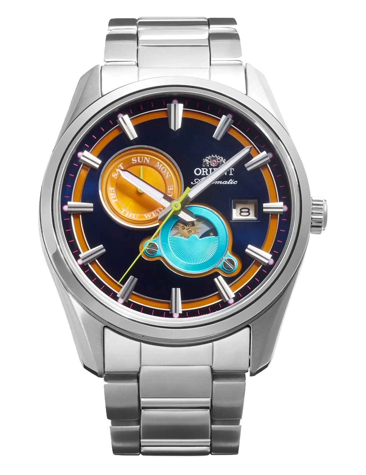 ORIENT STRETTO SUN & MOON 41.5MM RA-AK0316L30B