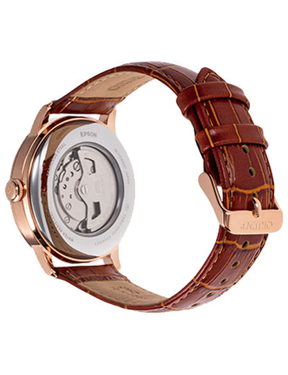 ORIENT SUN & MOON ROSE GOLD RA-AK0801S30B
