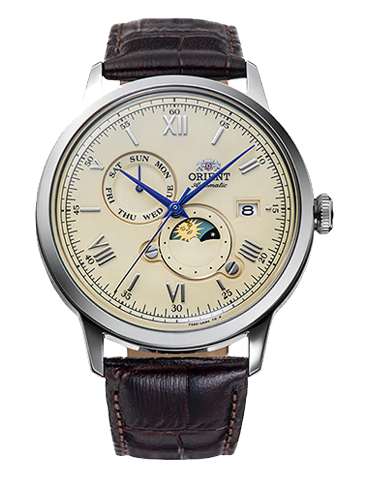 ORIENT SUN & MOON SILVER RA-AK0803Y30B