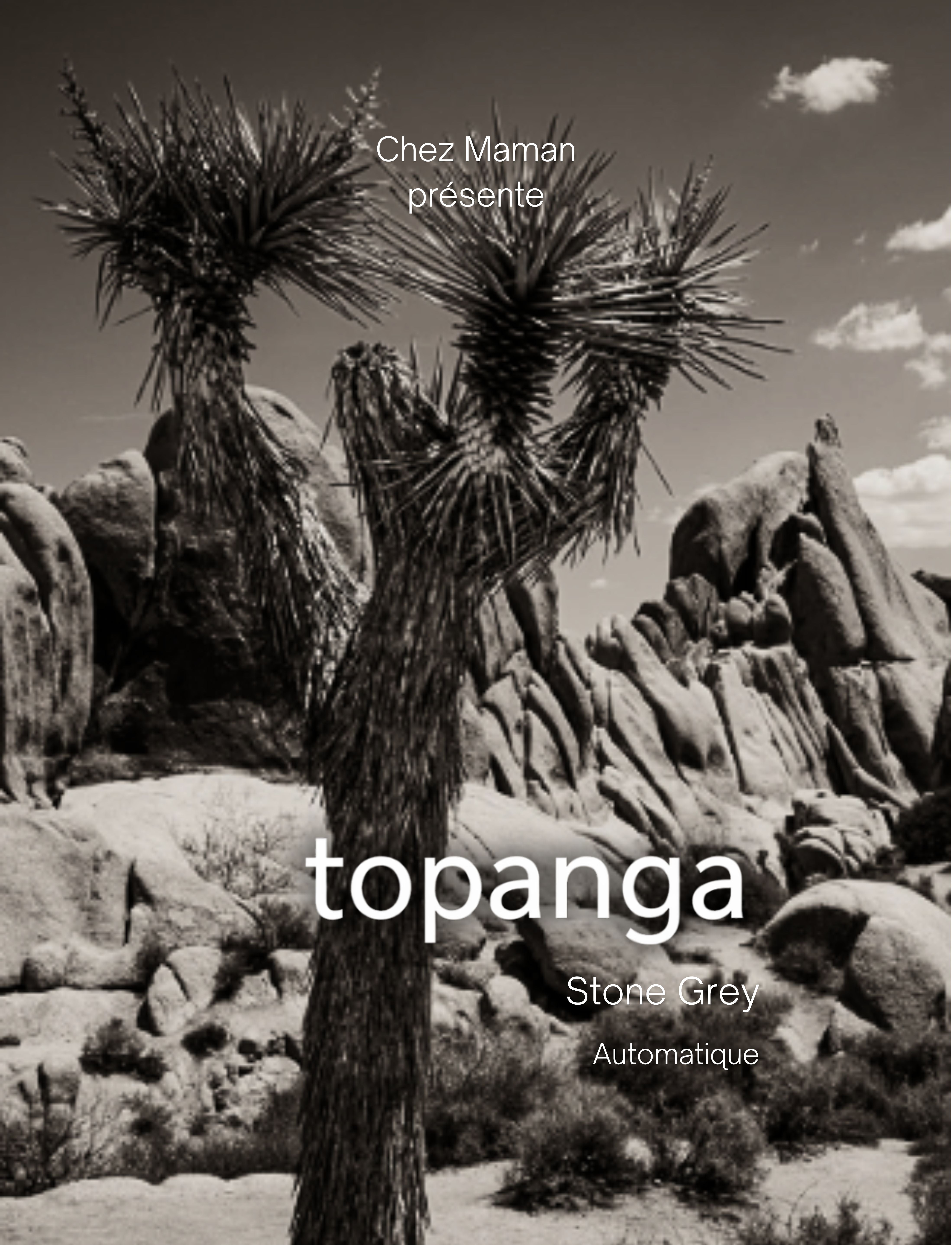CHEZ MAMAN TOPANGA STONE GRAY
