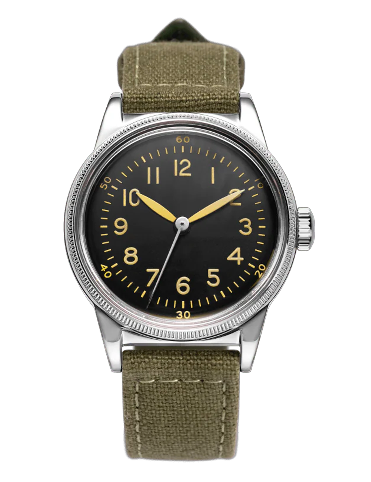 PRAESIDUS A-11 TYPE 44 32MM PATINA GREEN CANVAS