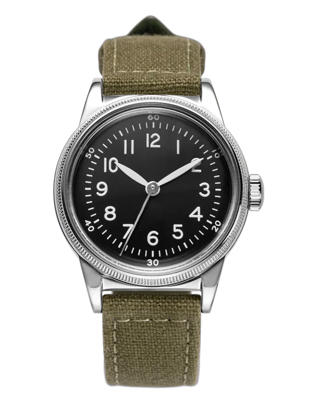 PRAESIDUS A-11 TYPE 44 32MM WHITE GREEN CANVAS