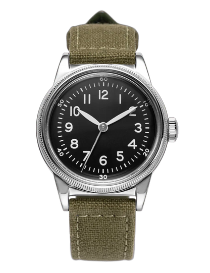 PRAESIDUS A-11 TYPE 44 32MM WHITE GREEN CANVAS