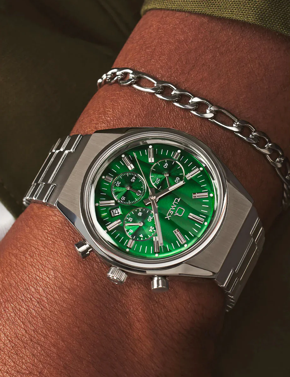 Q TIMEX FALCON EYE CHRONOGRAPH TW2W336