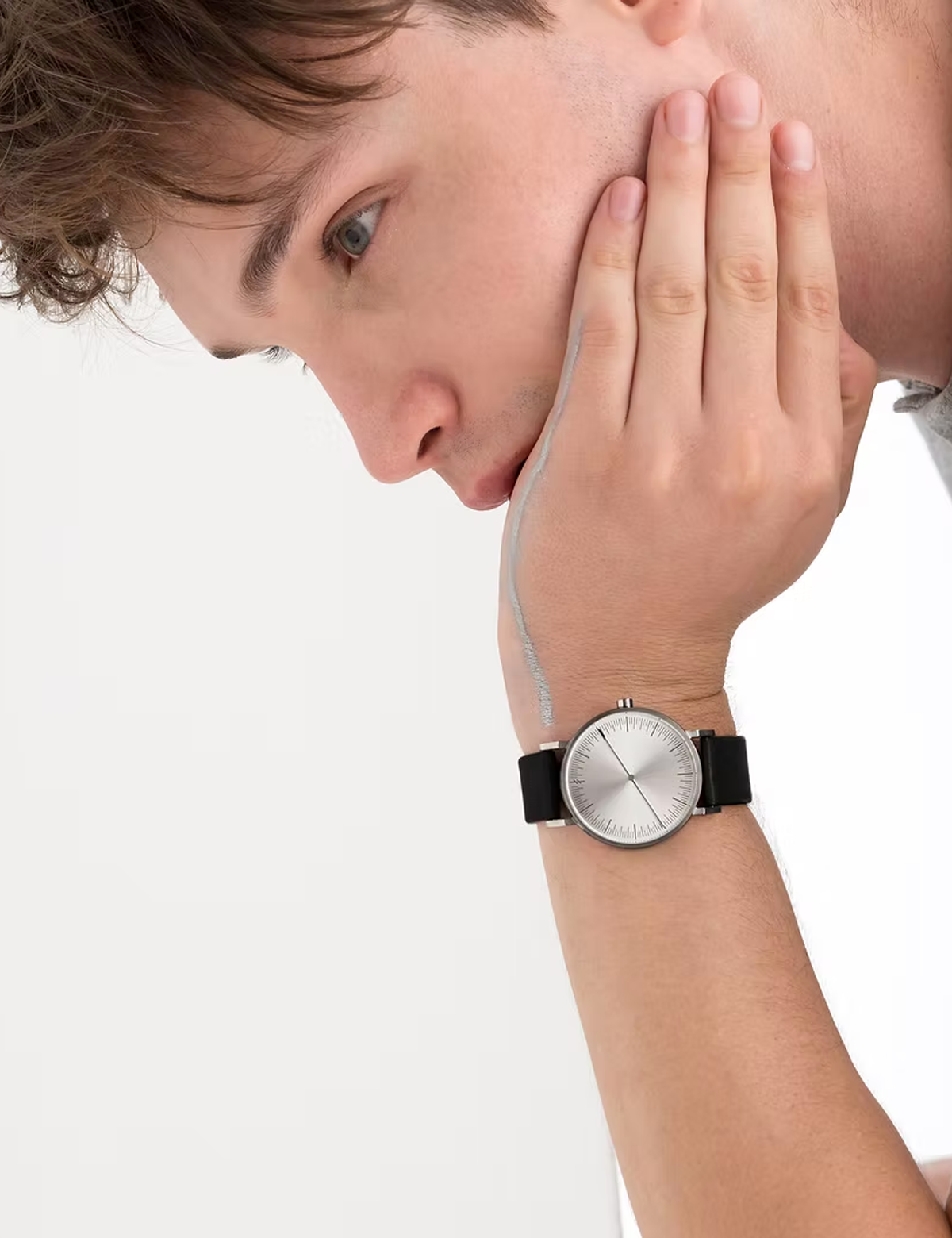 SIMPL WATCH ONE COLLECTION SILVER BLACK