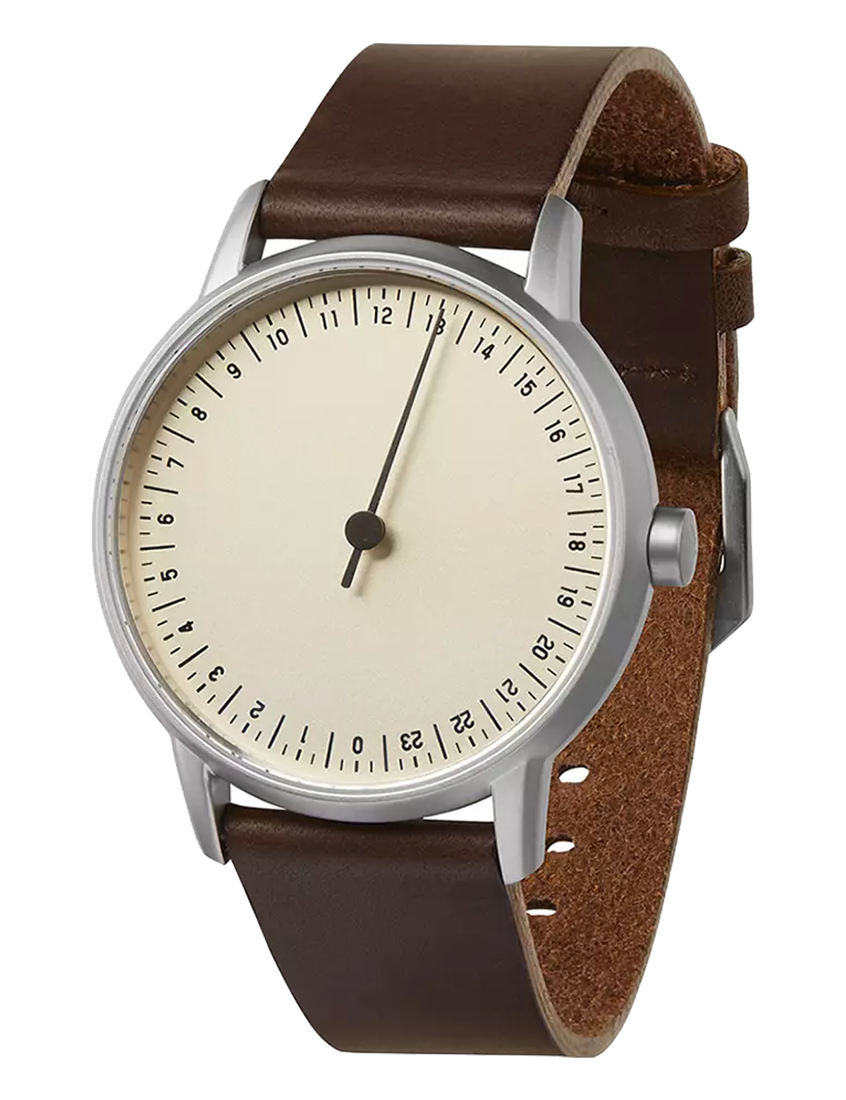 SLOW ROUND 06 SILVER CREME BROWN